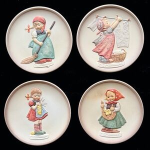 Hummel Miniature Plates • Little Homemakers (Mini-Plate Series)